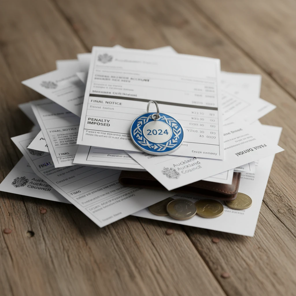 Registration fees and fines for dangerous dogs in New Zealand